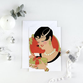 art deco retro vintage navidad navidad