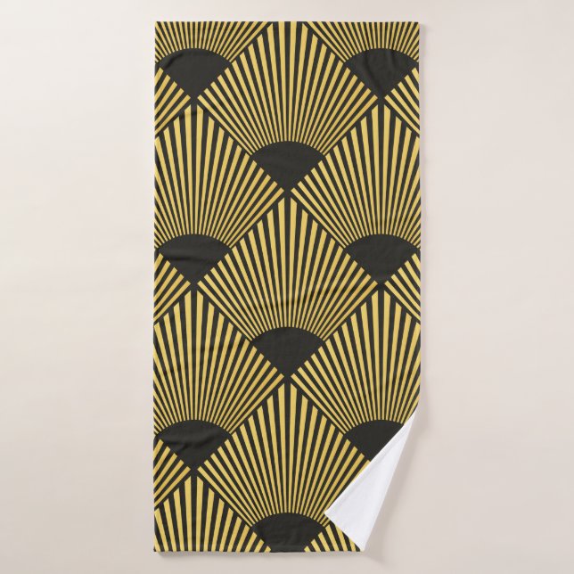 Art Deco seamless pattern (Toalla de baño)