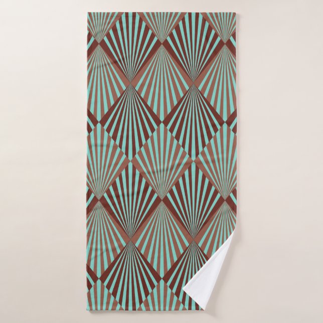Art Deco style seamless pattern texture (Toalla de baño)