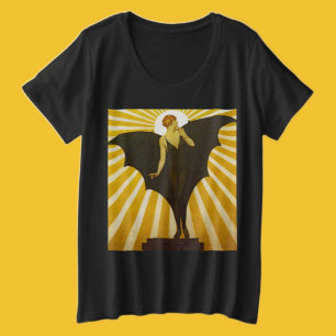 Art Deco vintage "Bat Lady Sunburst"