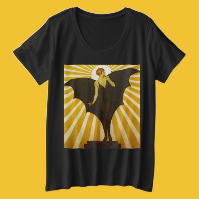 Art Deco vintage "Bat Lady Sunburst" (Subido por el creador)