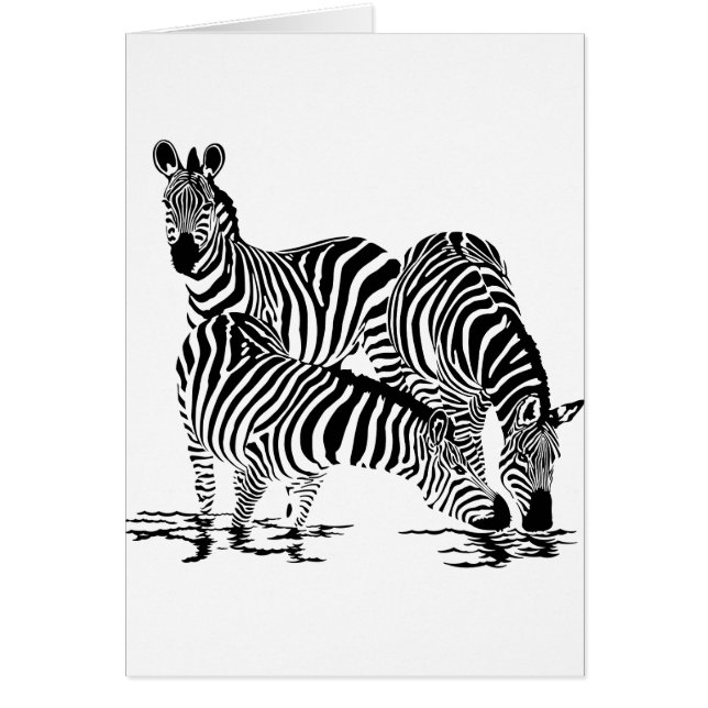Art Deco Zebra (Frente)