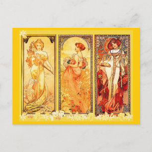 Art-Mucha de postales clásicas 8