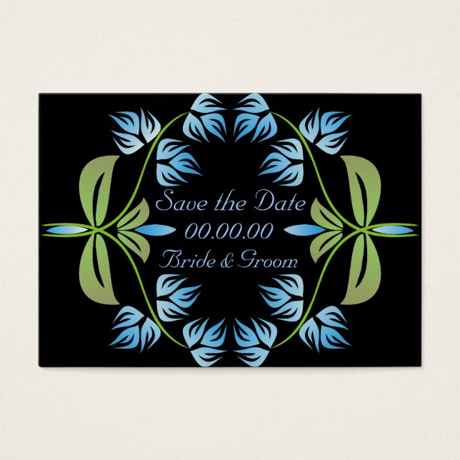 Art Nouveau Ahorra Tarjetas De Fecha A Un Precio A (Frente)
