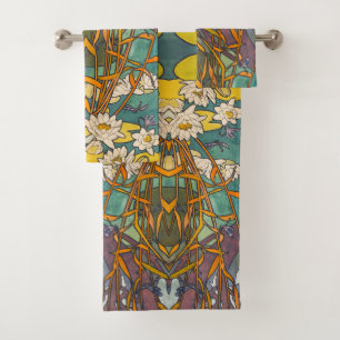 Art nouveau Alphonse・floral charca dragonfly