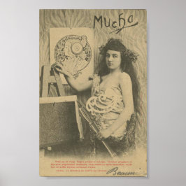 Art Nouveau Alphonse・modelo de arte femenino