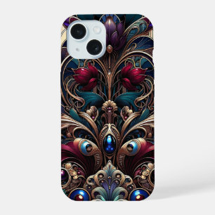 Art Nouveau Floral Vintage Glam Tonos Joya