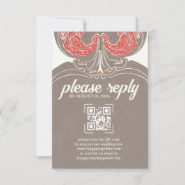 Art Nouveau Fuchsia Elegance RSVP