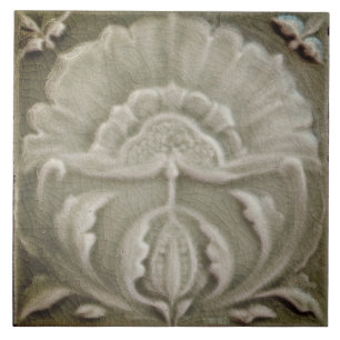 Art Nouveau jugendstil diseño de baldosas de flore