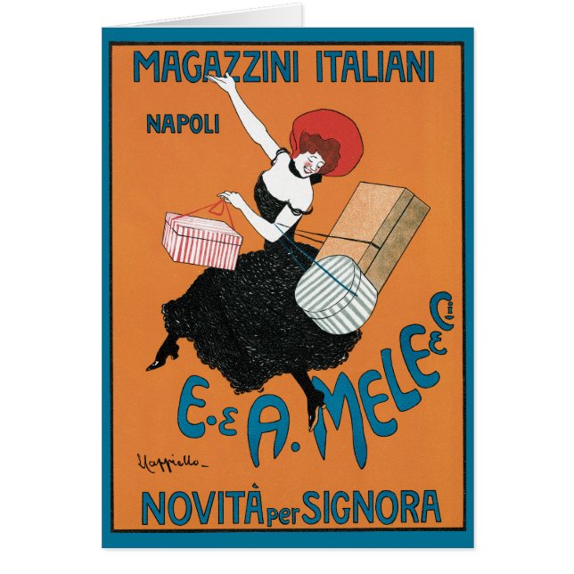 Art Nouveau Magazzini Italiani de Capiello (Frente)