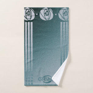 Art Nouveau verde azulado, Charles Mackintosh, dis