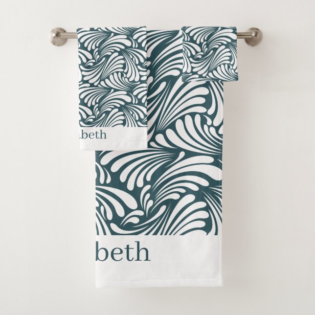 Art Nouveau Verde azulado oscuro (In situ)