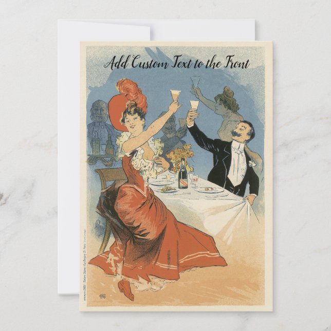 Art Nouveau vintage, Fiesta de apertura suave (Anverso)