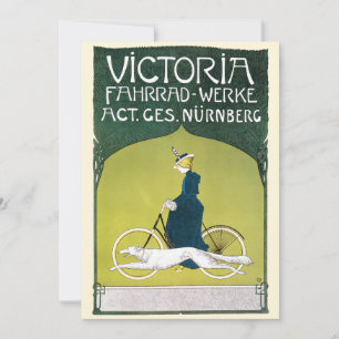 Art Nouveau vintage, Victoria Fahrad Werke, Rehm