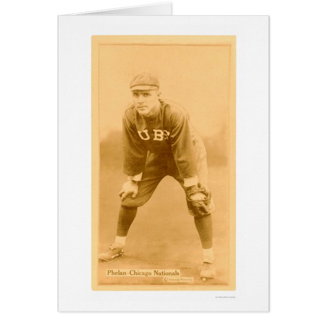 Art Phelan Chicago Cubs Baseball 1914 (Frente)