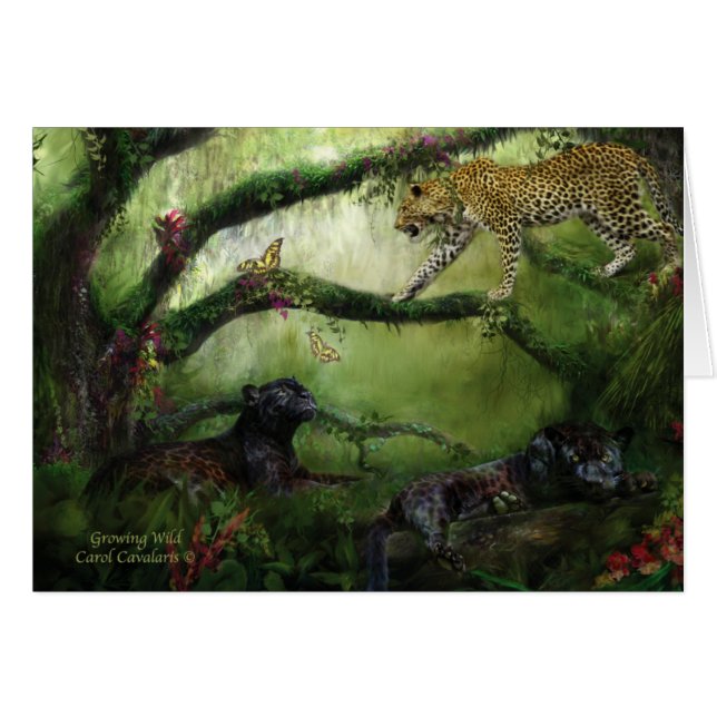 ArtCard salvaje creciente (Anverso (Horizontal))