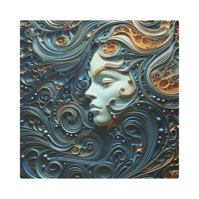 Arte 3D de Moonlit Woman (Anverso)