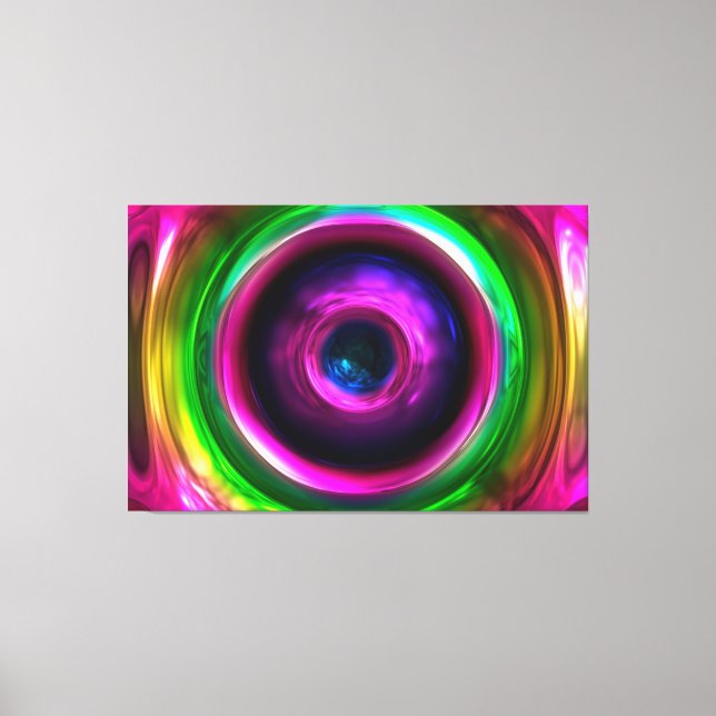Arte abstracto 113 Opciones de lienzo envuelto (Anverso)