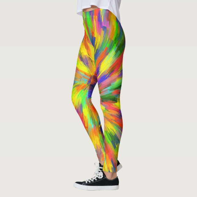 Arte Abstracto 168 Leggings (Izquierda)