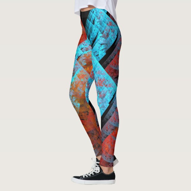 Arte Abstracto 169 Leggings (Izquierda)
