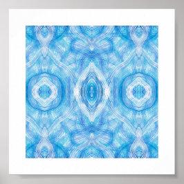 Arte abstracto acuarela azul claro Fe