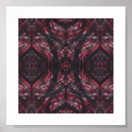 Arte abstracto acuarela rojo oscuro rojo