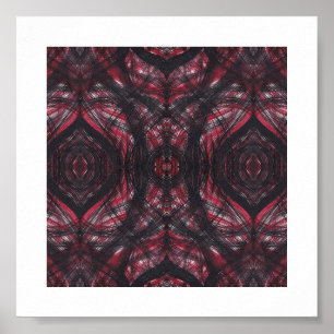 Arte abstracto acuarela rojo oscuro rojo