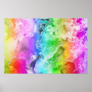 Arte abstracto "Arcoiris"