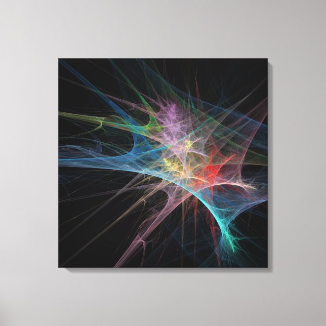 Arte abstracto Arcoíris Hielo (Anverso)