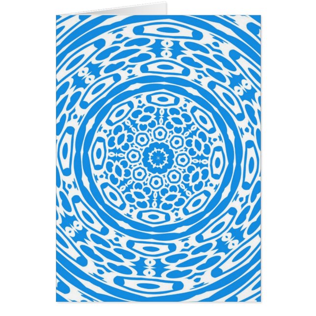 Arte abstracto azul (Frente)