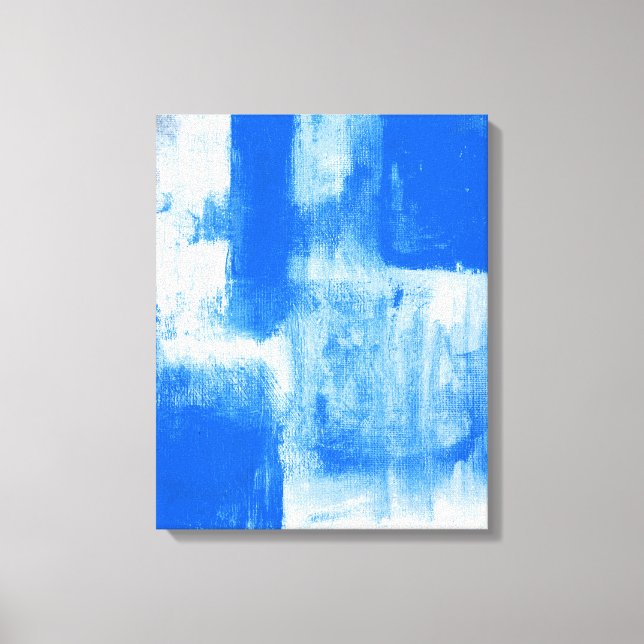 Arte abstracto azul (Anverso)