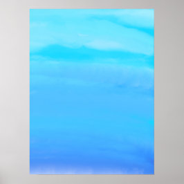 Arte abstracto azul como el cielo 