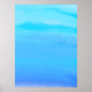 Arte abstracto azul como el cielo