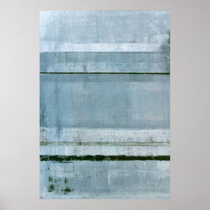 Arte abstracto azul "firme"