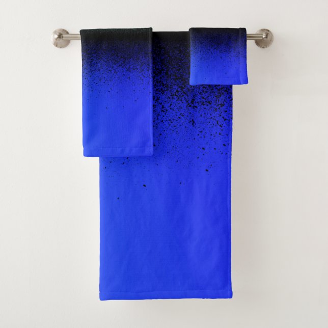 Arte abstracto azul negro (In situ)