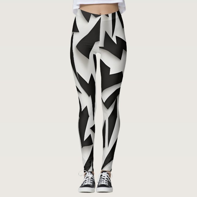 Arte abstracto bello Leggings (Anverso)