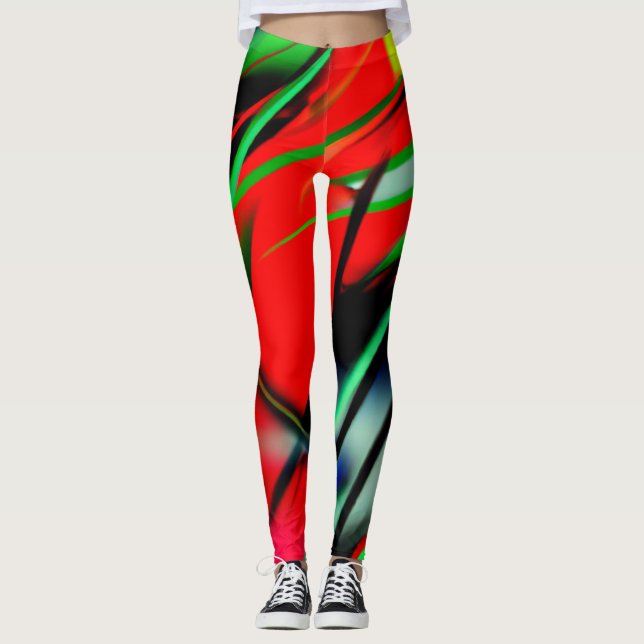 Arte abstracto bello Leggings (Anverso)