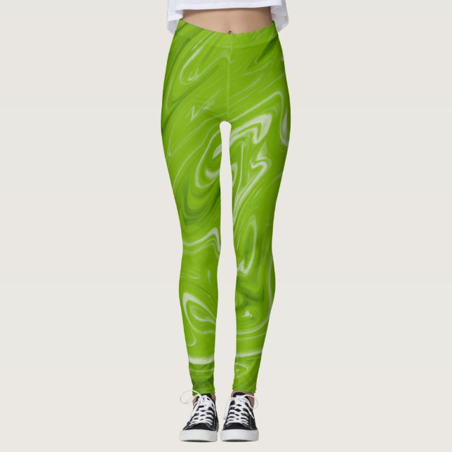 Arte abstracto bello Leggings (Anverso)