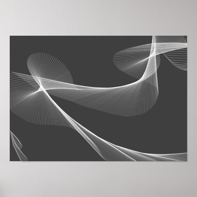 Arte abstracto - Blanco y negro (Frente)