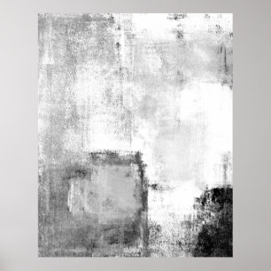 Arte abstracto blanco y negro de las "lecciones"