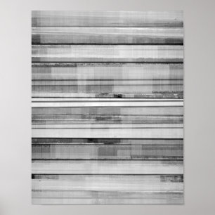 Arte abstracto blanco y negro "masculino"