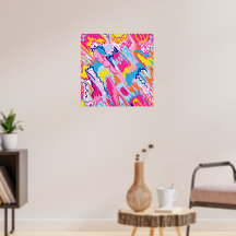 Arte Abstracto Brillante Colorido