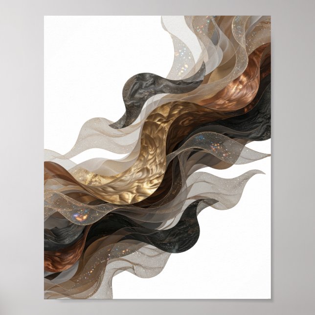 ARTE ABSTRACTO Catchy Silver (Frente)