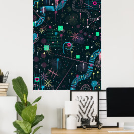 Arte abstracto: Cielos de invierno