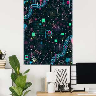Arte abstracto: Cielos de invierno