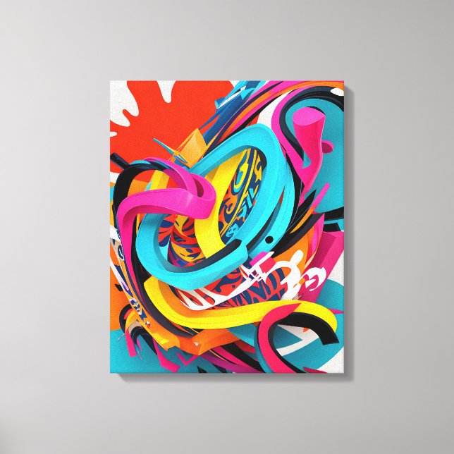 Arte abstracto colorido (Anverso)
