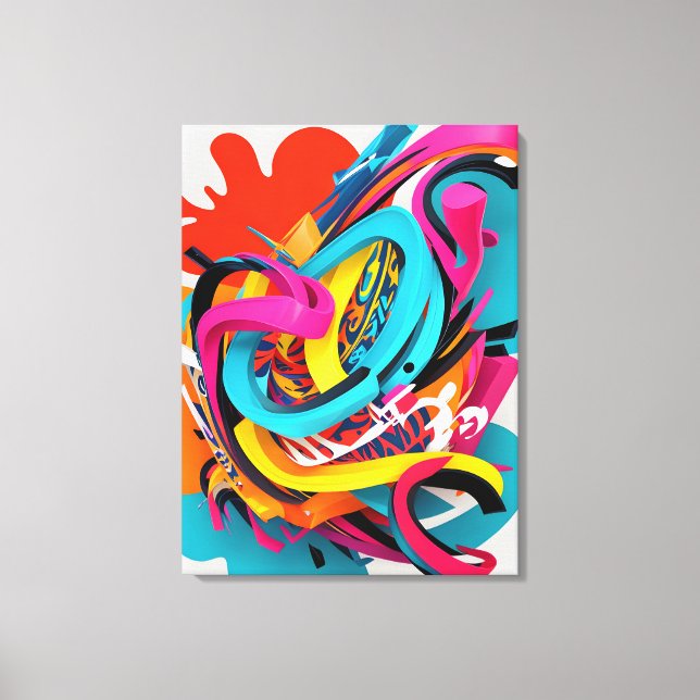 Arte abstracto colorido (Anverso)
