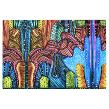 Arte abstracto colorido