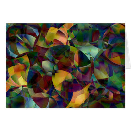 Arte abstracto colorido y caleidoscópico