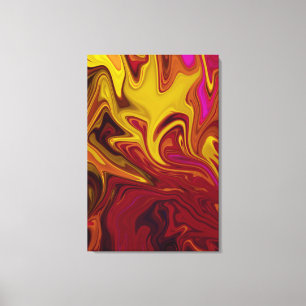 Arte abstracto colorido y moderno lona de aceite